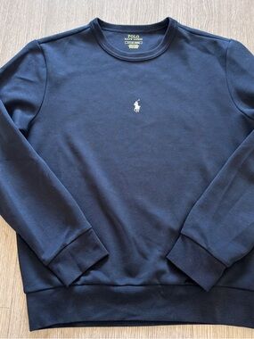 Polo by Ralph Lauren Navy Crewneck with White Pony